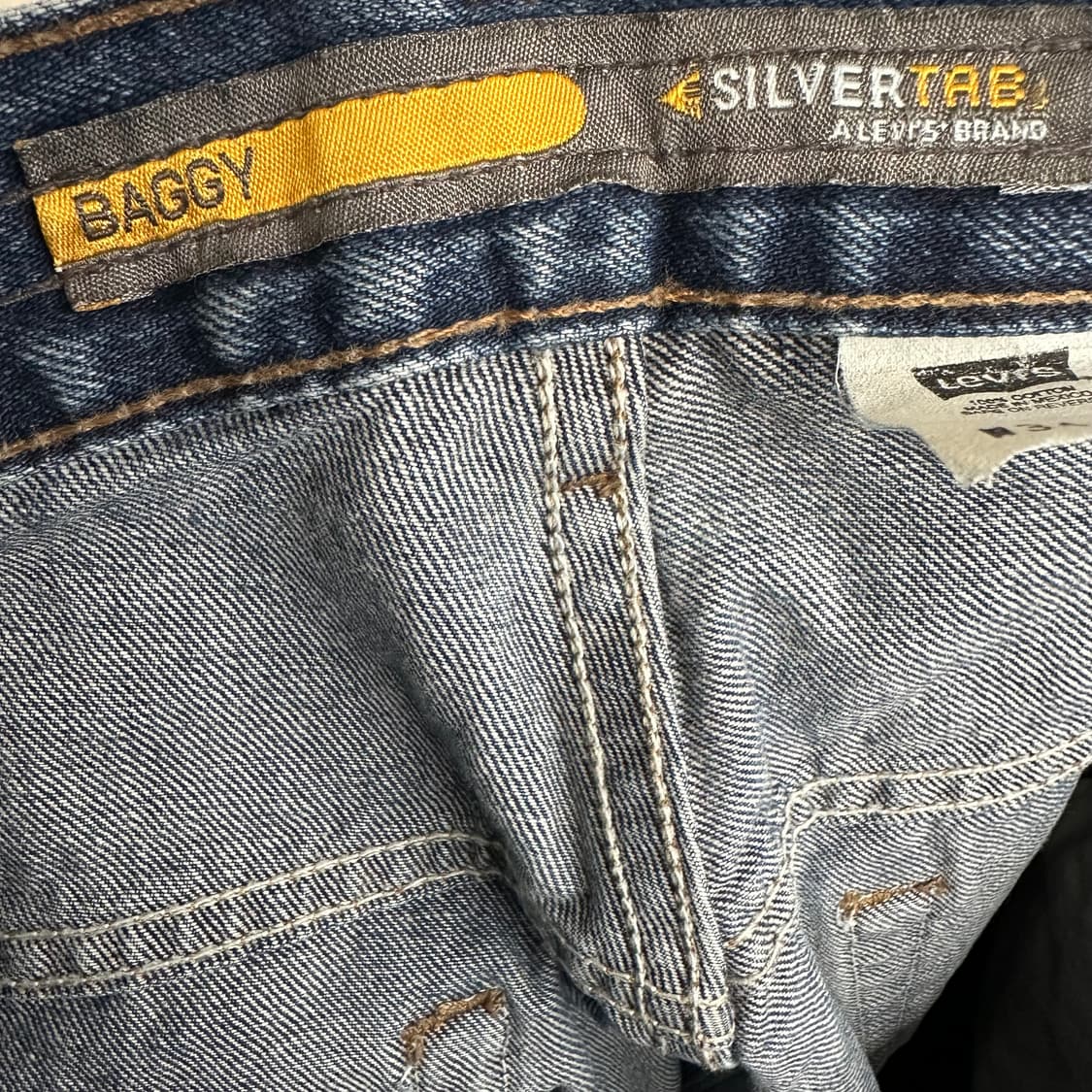 2000‘s 리바이스 실버탭 배기 크롭진 상품이미지8