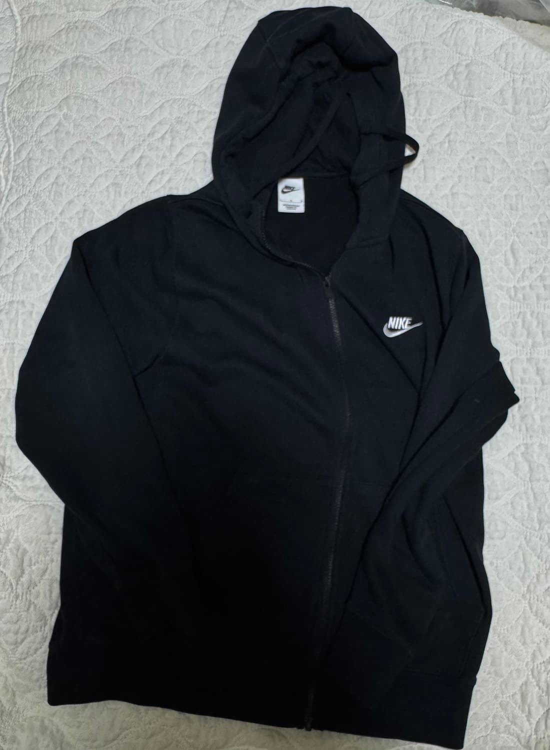 나이키 블랙 후드집업 상품이미지1