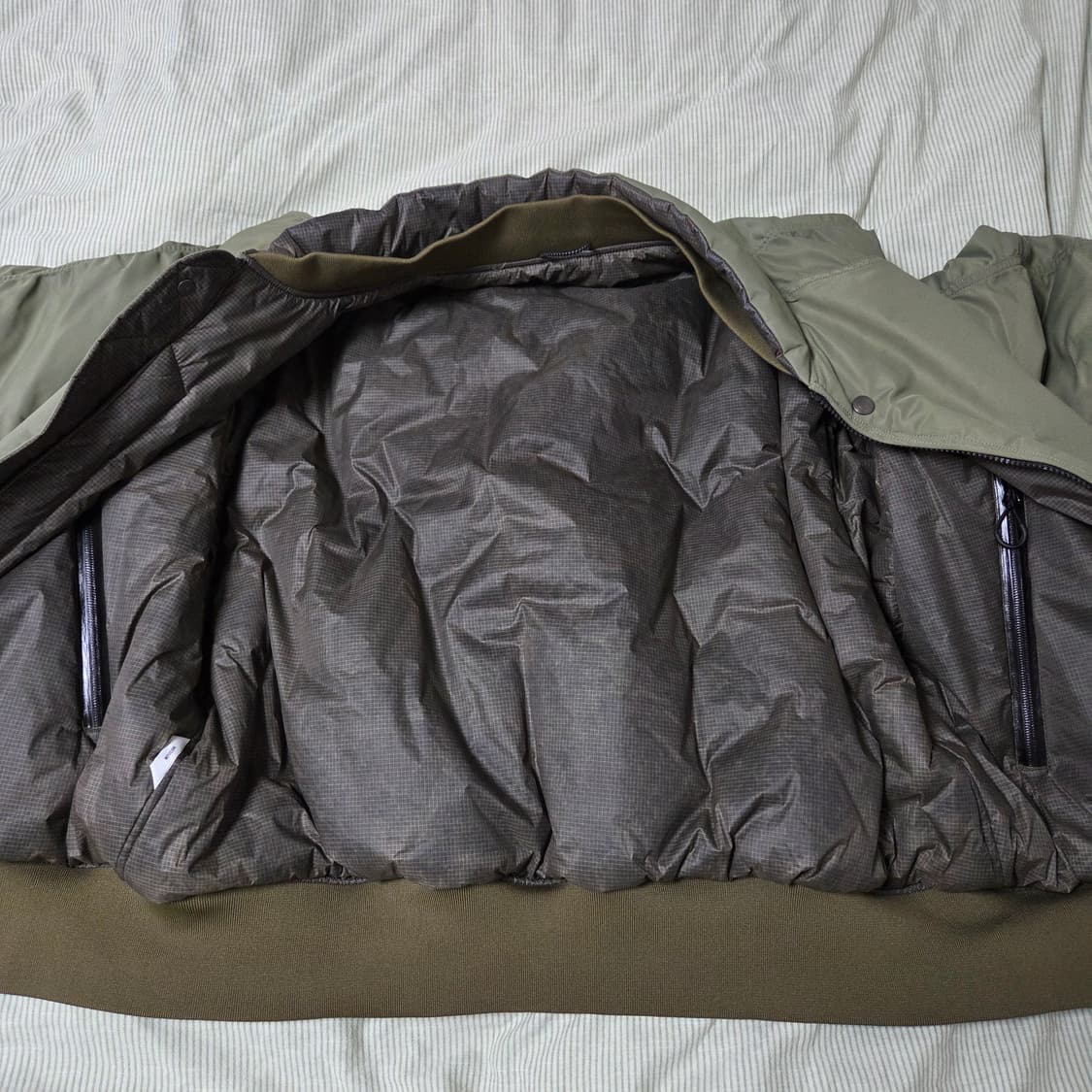 루트파인더 파일럿 자켓 M 올리브 스모키 브라운 / ma-1 마원 상품이미지2