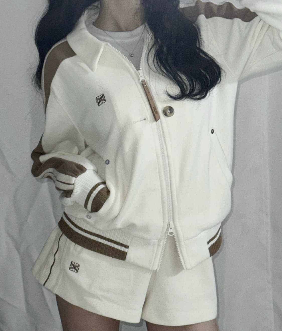 🐰세터 유일매물 니트집업 세트🤎 상품이미지1