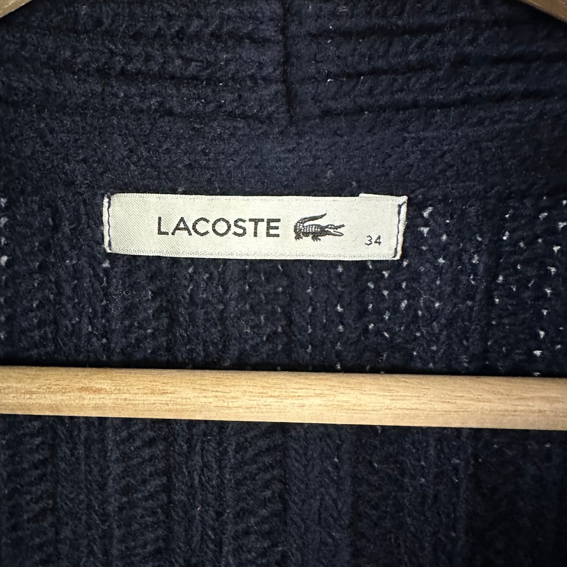 라코스테 케이블 숄카라 여성 가디건 상품이미지2