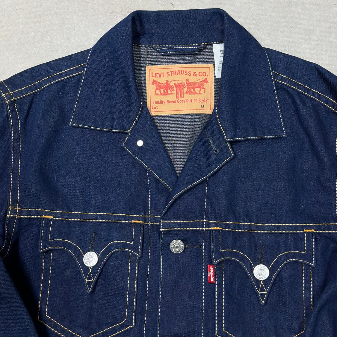 리바이스 type1 데님 트러커자켓 m 상품이미지2