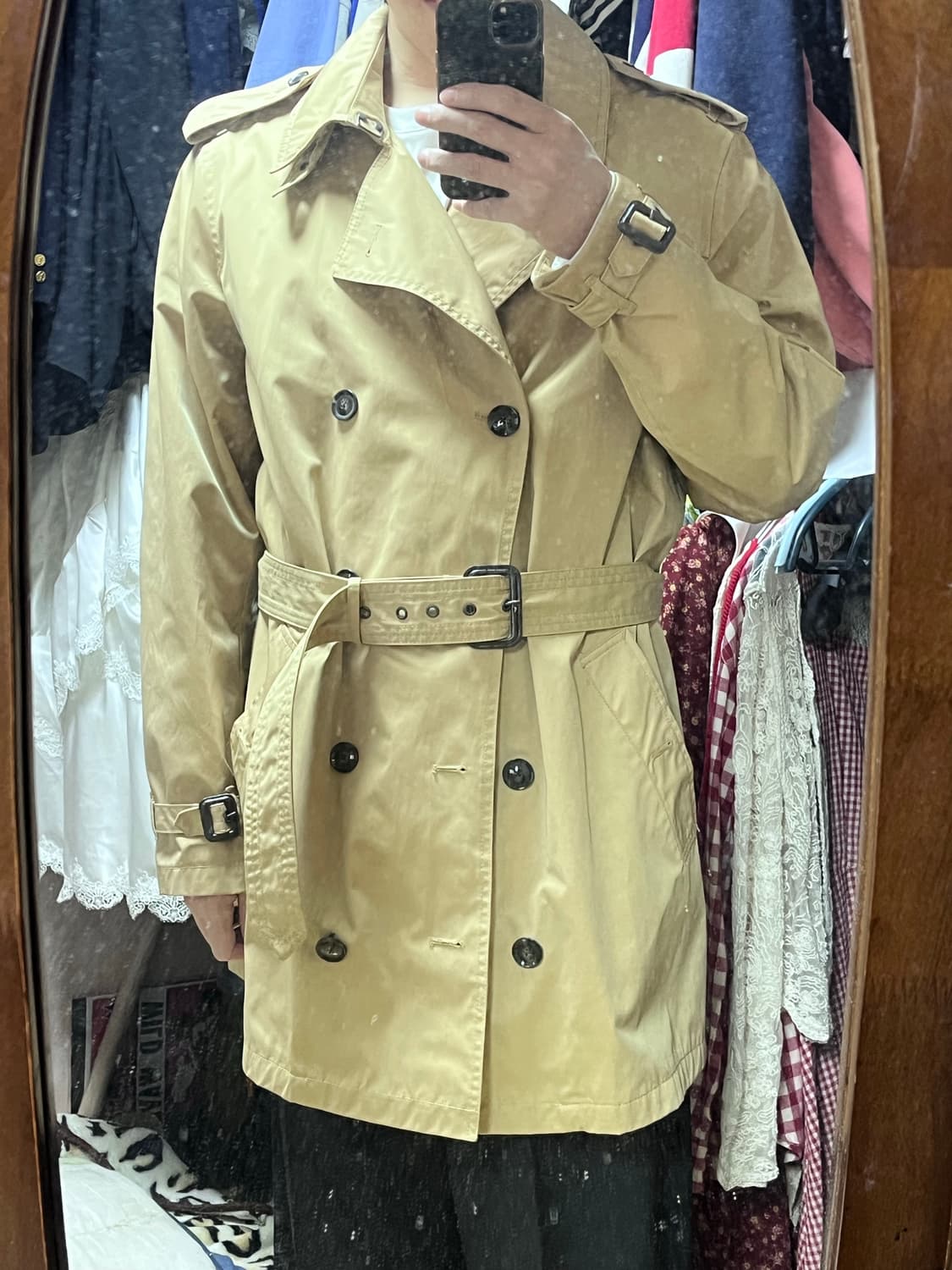 망고 트렌치코트 상품이미지2