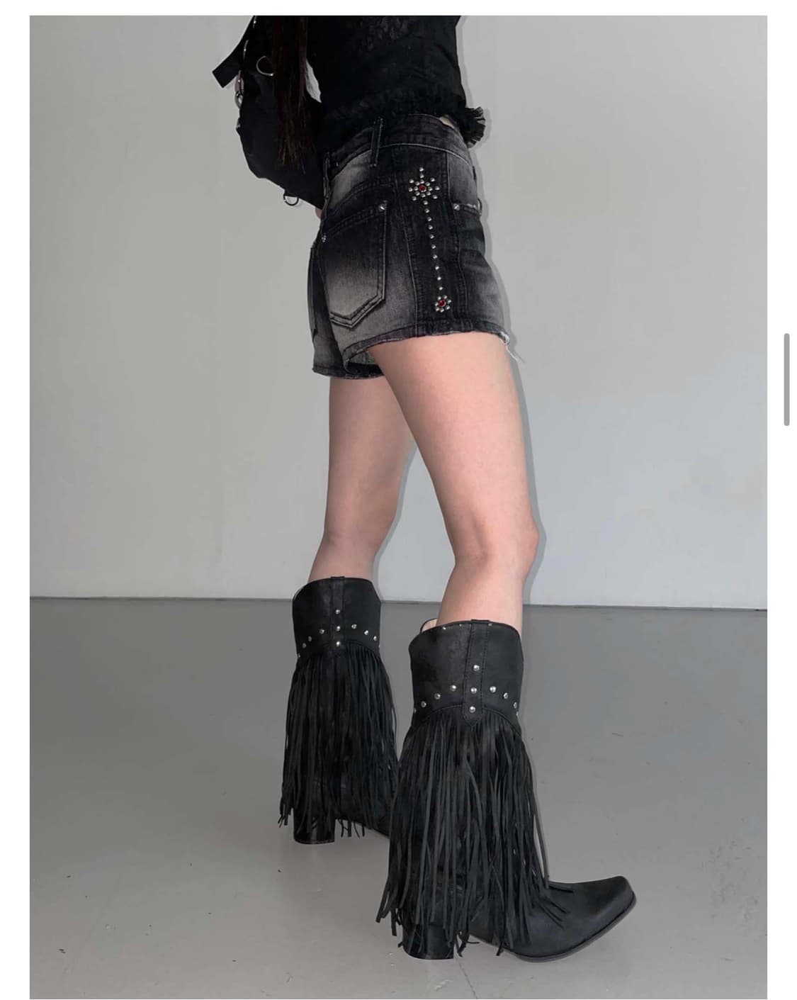 디에어타운 프린지 부츠 상품이미지2