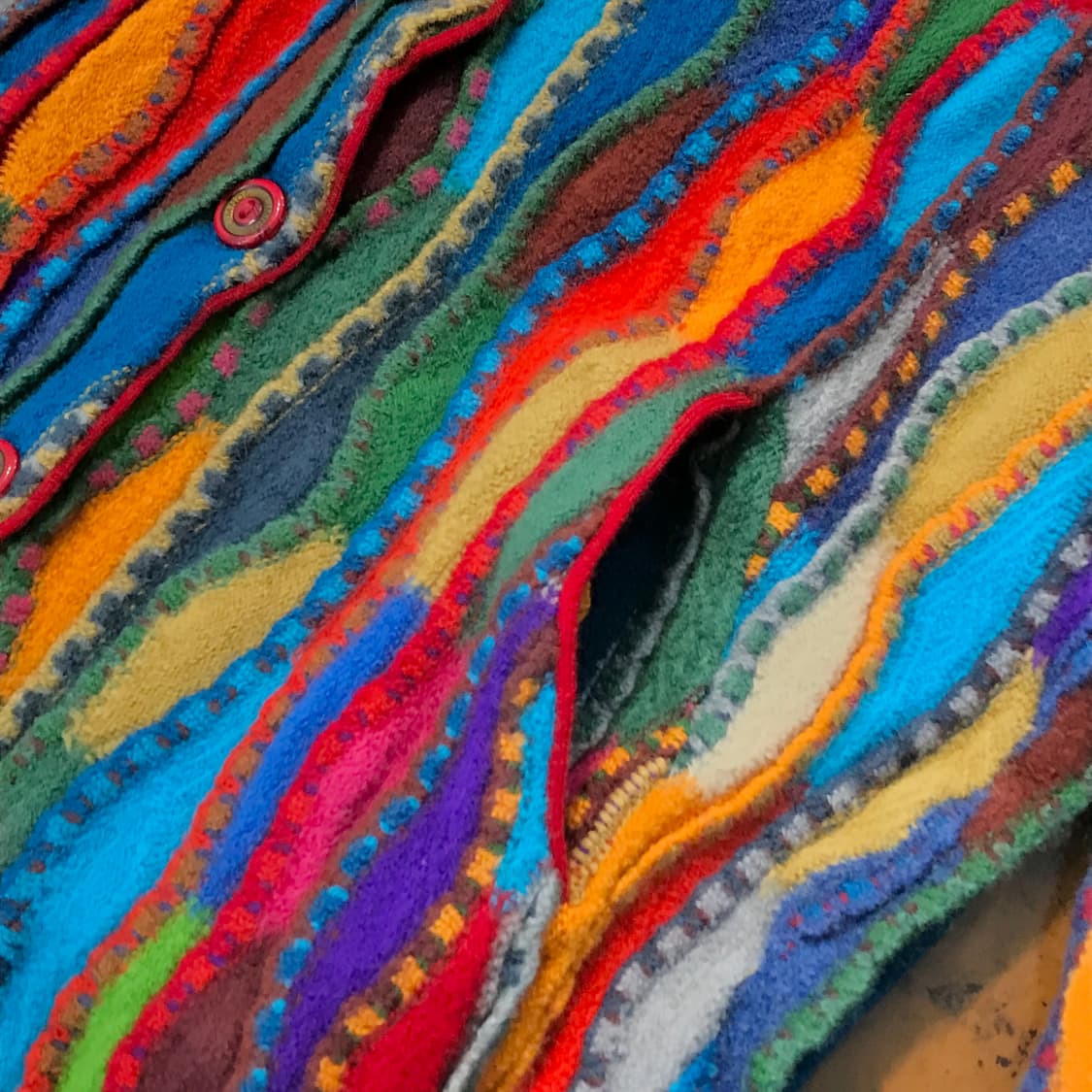 호주 90s 림노스 3D 케이블 스웨터 롱 가디건 여성 55 66 상품이미지6