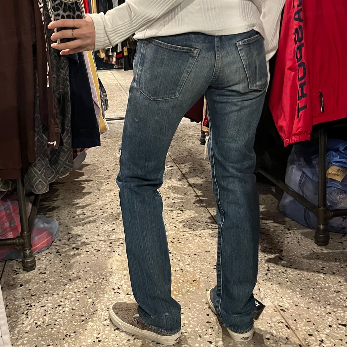 상품:HYSTERIC GLAMOUR 히스테릭 글래머 디스트로이드 슬림 데 상품이미지5