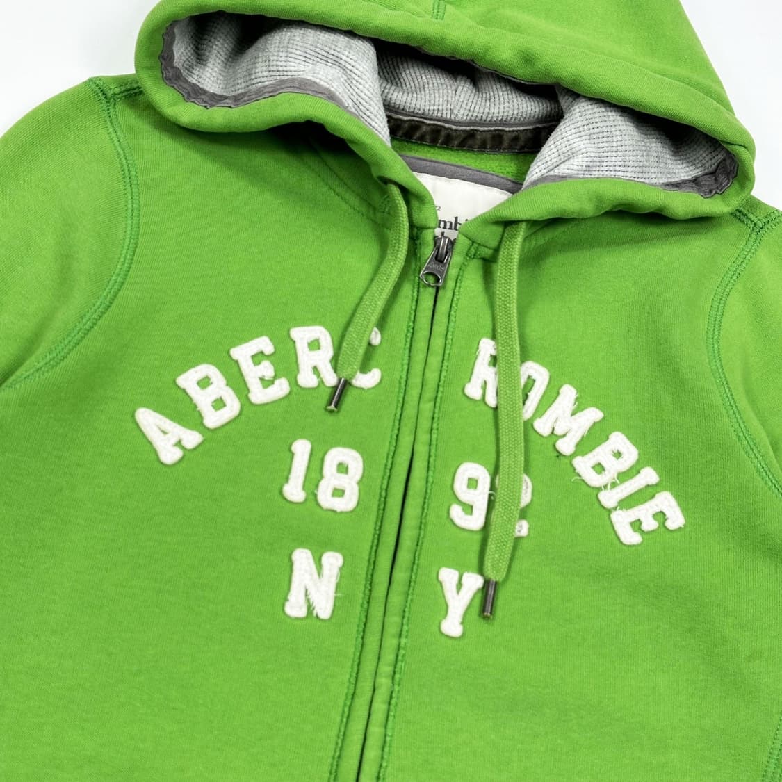 아베크롬비 피치 뉴욕 그린 후드집업 (M 여성추천) 상품이미지3