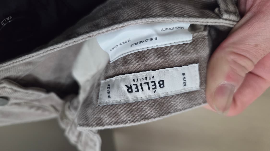 벨리에 트루와이드 팬츠 빈티지 베이지 30size 상품이미지3