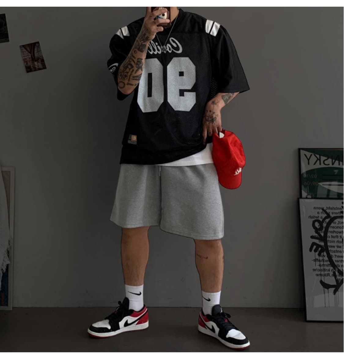 럭비 져지 블랙 (XL~XXL) 상품이미지1