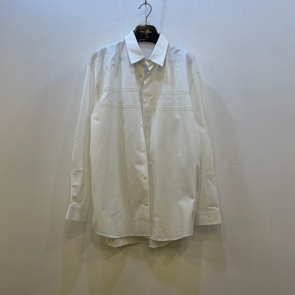 구찌 스트라이프 로고 셔츠 상품이미지1