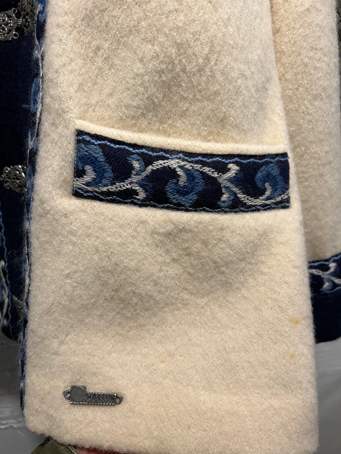 [M]90's 유로 빈티지 페르시안 울 코트 상품이미지4