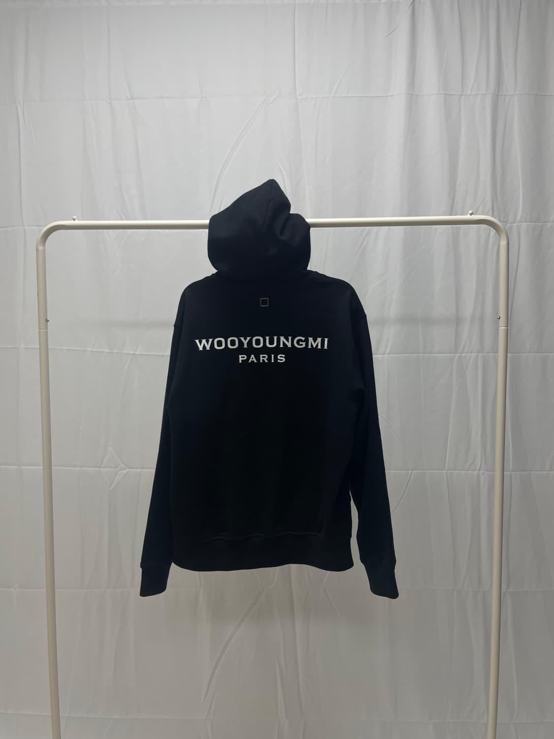 [N/택구성] 우영미 백로고 후드집업 블랙 [44] 상품이미지4