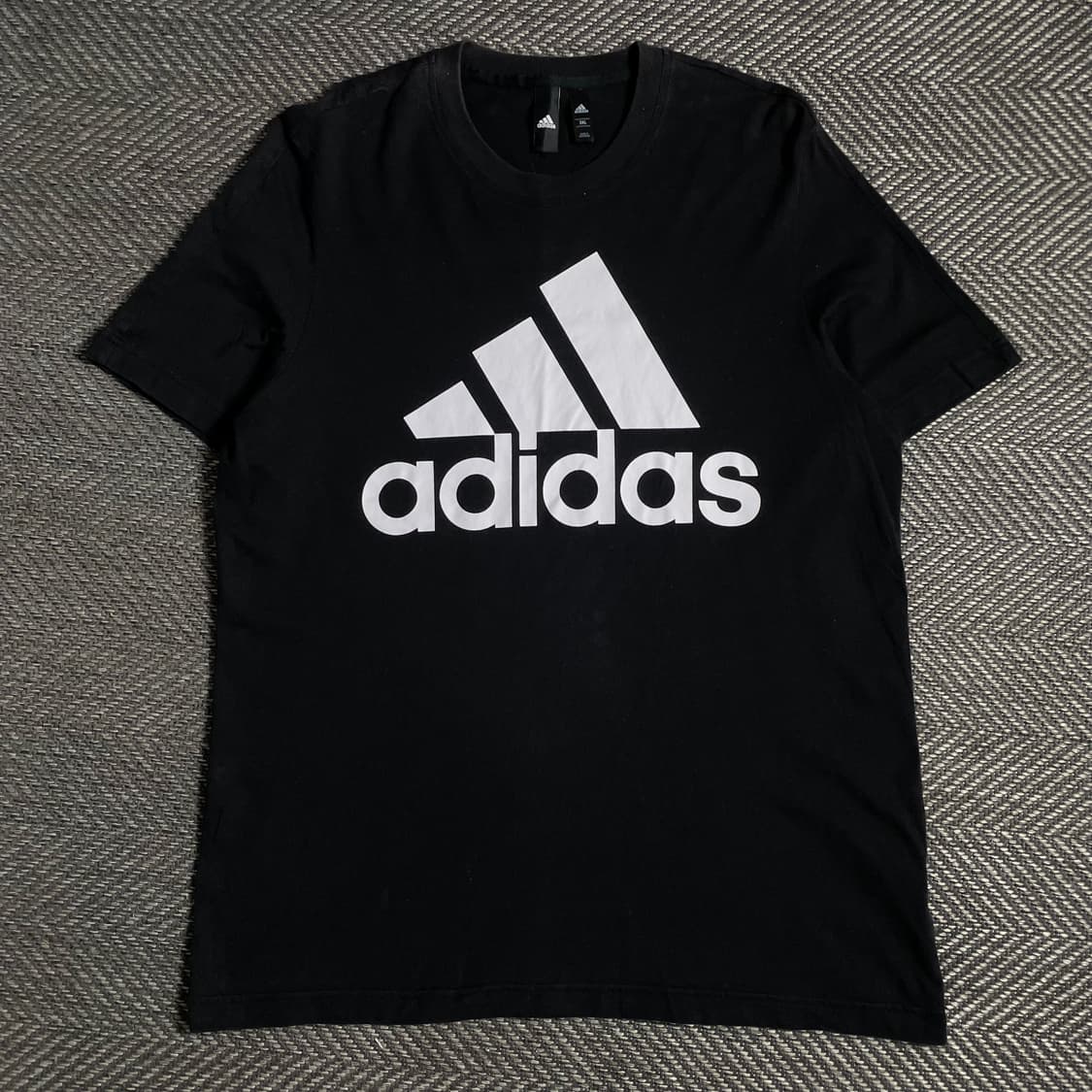 아디다스 에센셜 빅로고 반팔 티셔츠 블랙y 4864 상품이미지2