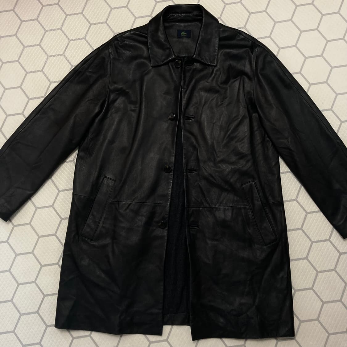 (L) 00s 라코스떼 카코트 동일드방레 🇰🇷 라코스테 양가죽 상품이미지1