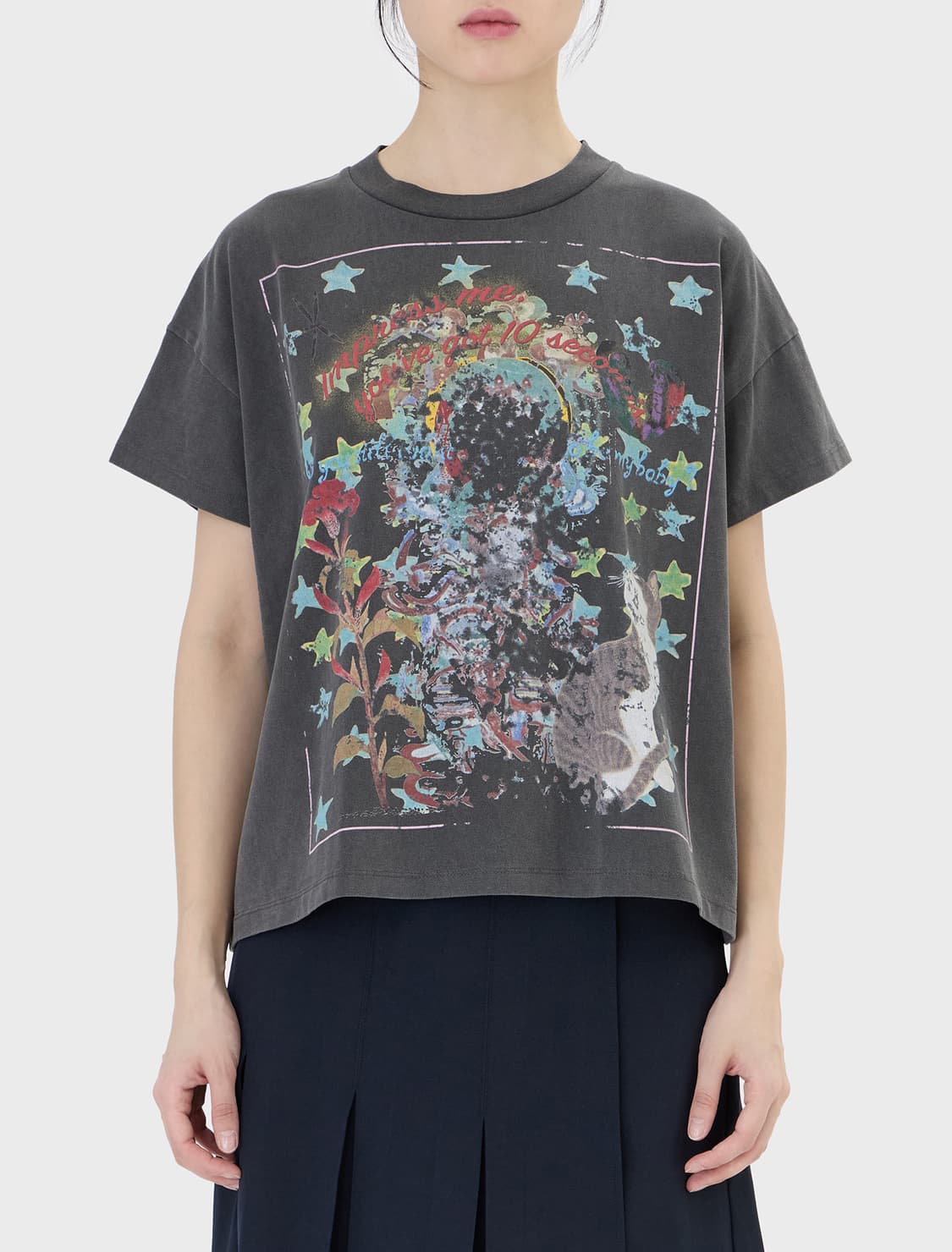 더디 카오스 탑 차콜, 더디 DD 탑 글리터 큐트 핑크 상품이미지2