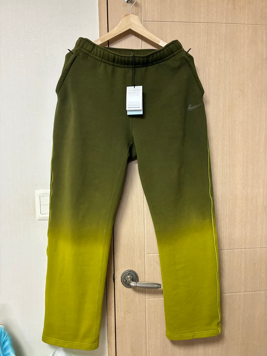 [M]나이키x녹타 오픈헴 플리스 워시 팬츠 상품이미지1