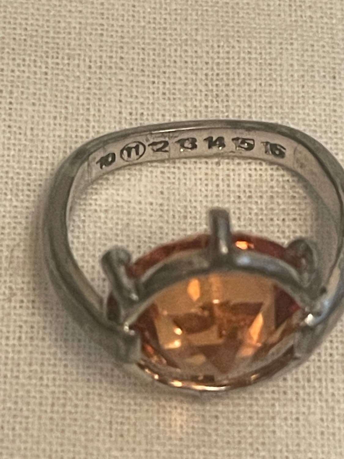 Maison Martin Margiela 11 반전 크리스탈 링 상품이미지4