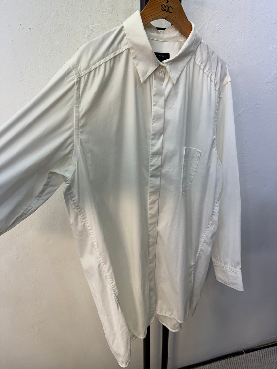 정품) Theory 띠어리 남성 코튼 셔츠 XL 상품이미지2