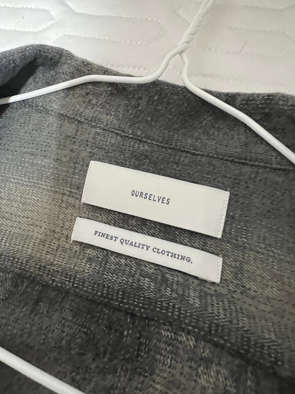 아워셀브스 체크셔츠 1사이즈 판매 상품이미지2