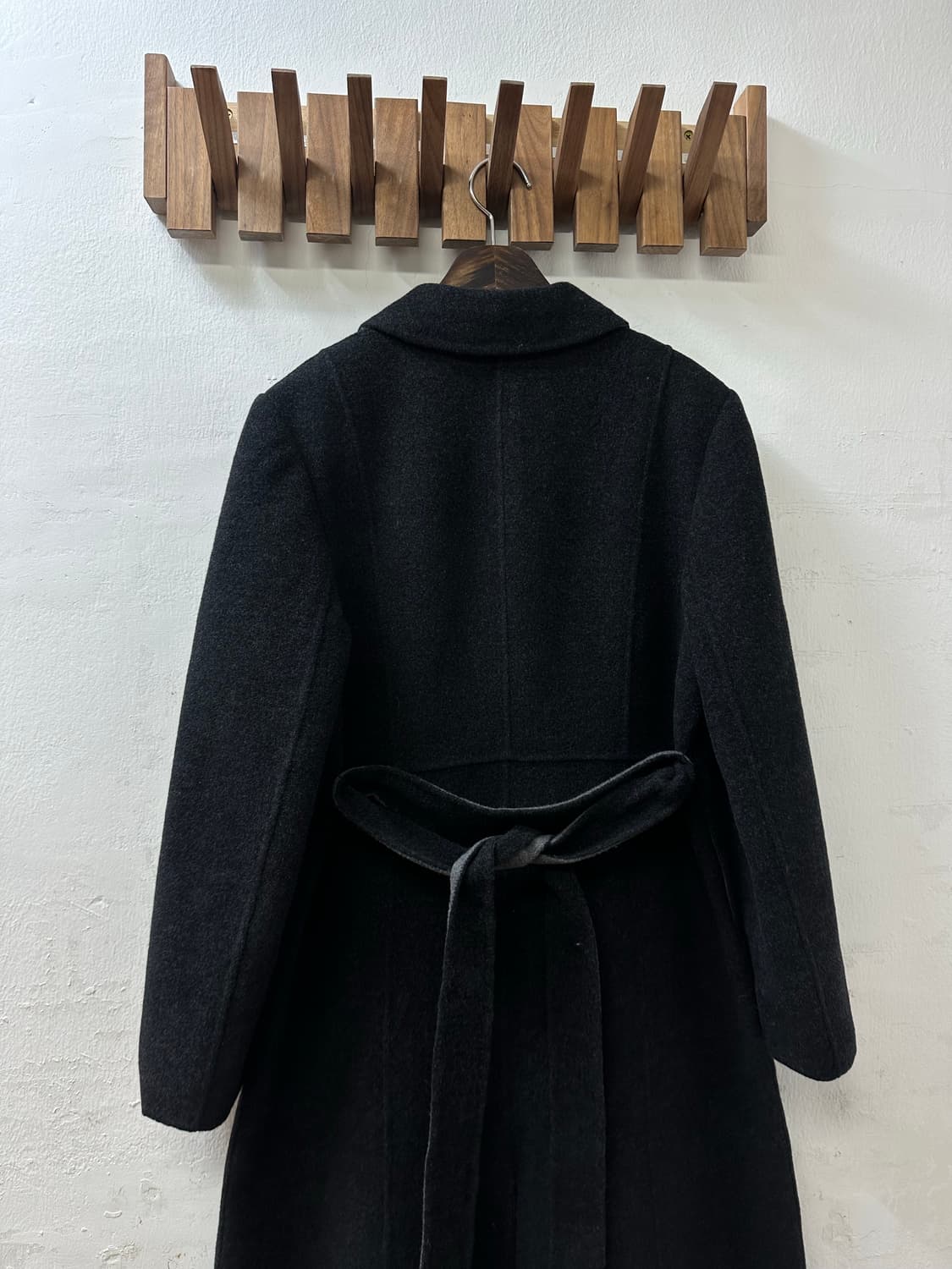 일본빈티지 울 앙고라 캐시미어 혼방 A라인 코트 상품이미지3