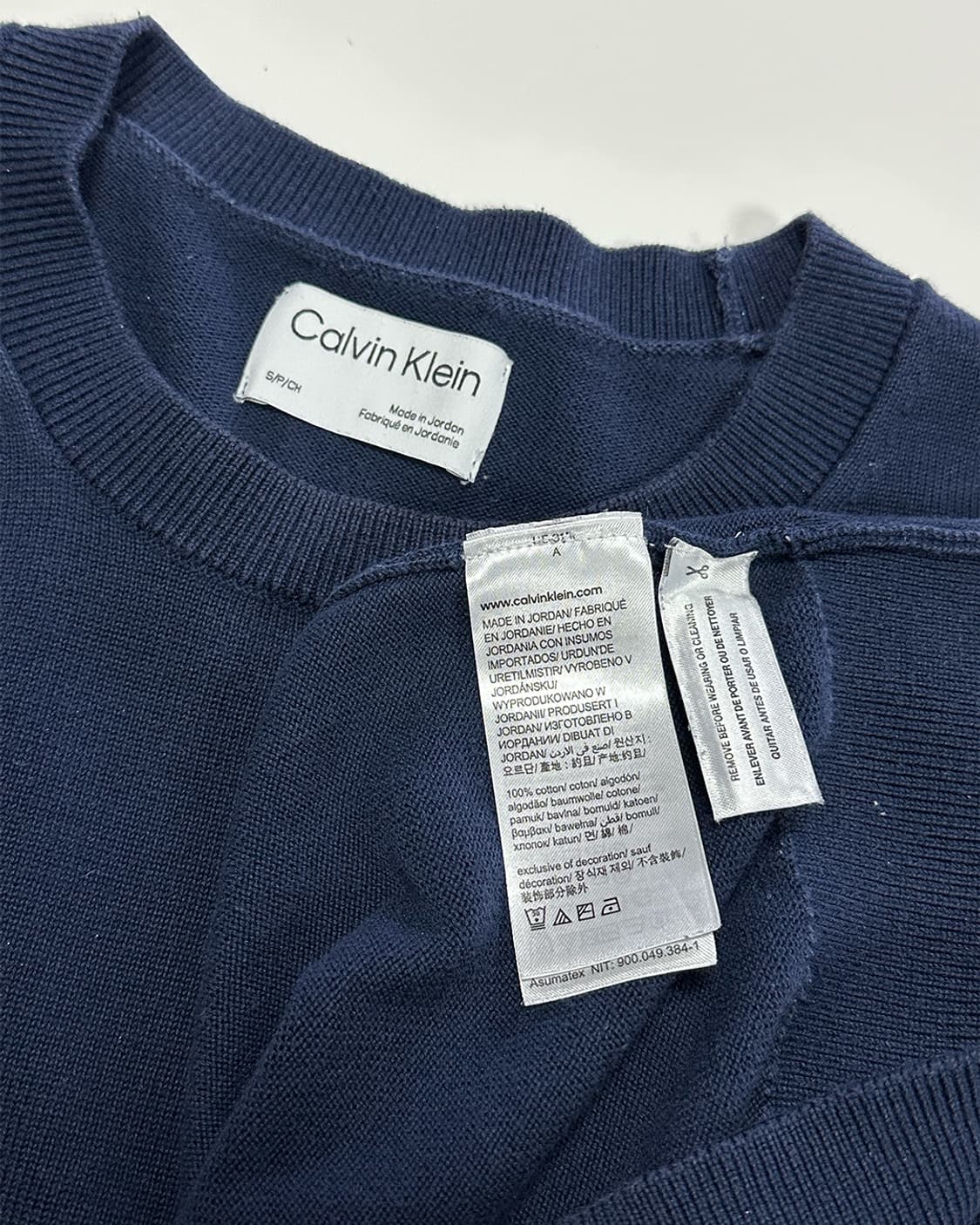 캘빈클라인 니트 네이비 상품이미지4