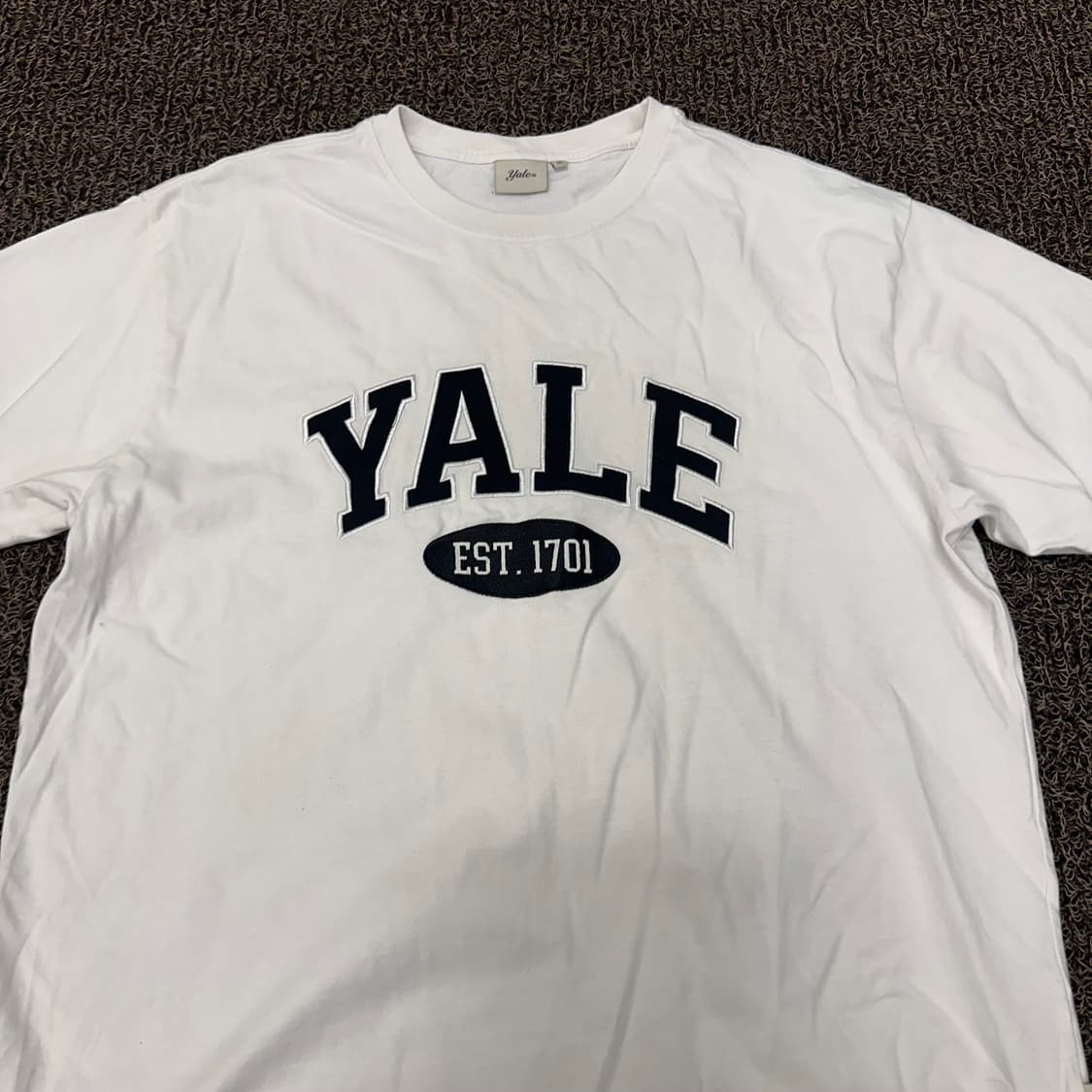 YALE 예일 반팔티셔츠 화이트 M 상품이미지2