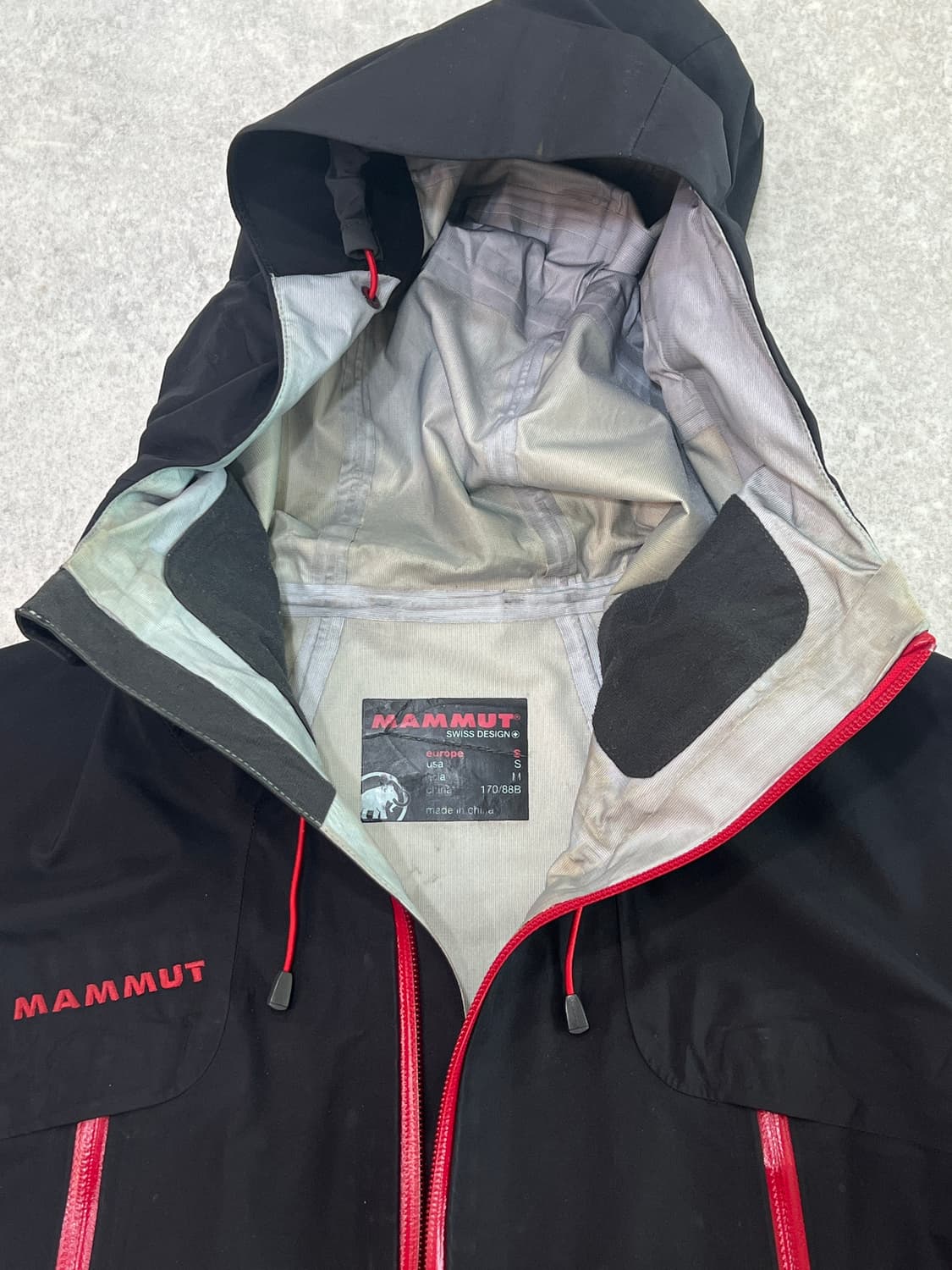 마무트 Mammut 3L 고어텍스 바람막이 asia M 상품이미지8
