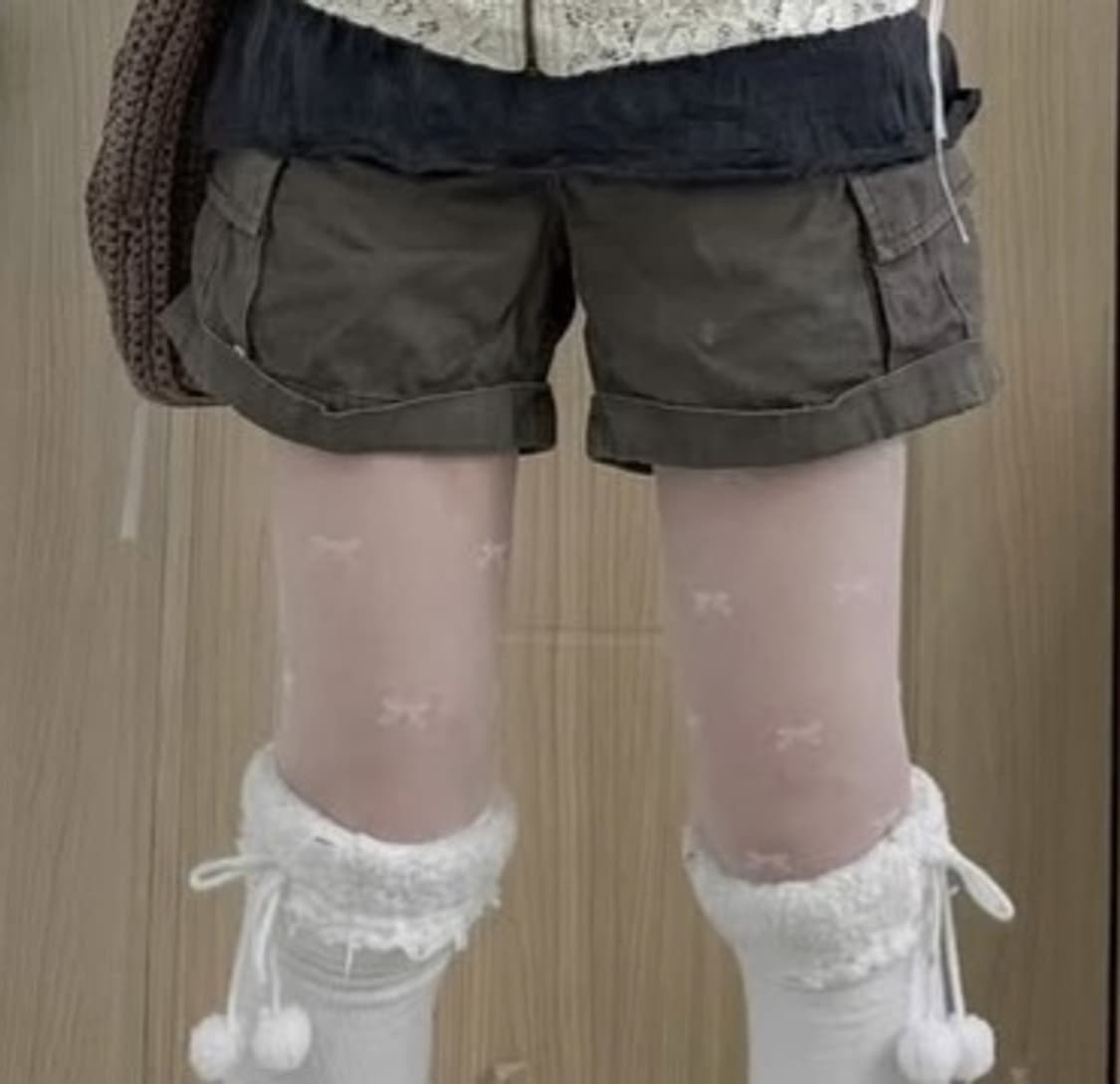 빈티지 모리걸 반바지 / 몽글 모리노가토 마루 카모메산장 카메 카라하나 상품이미지4