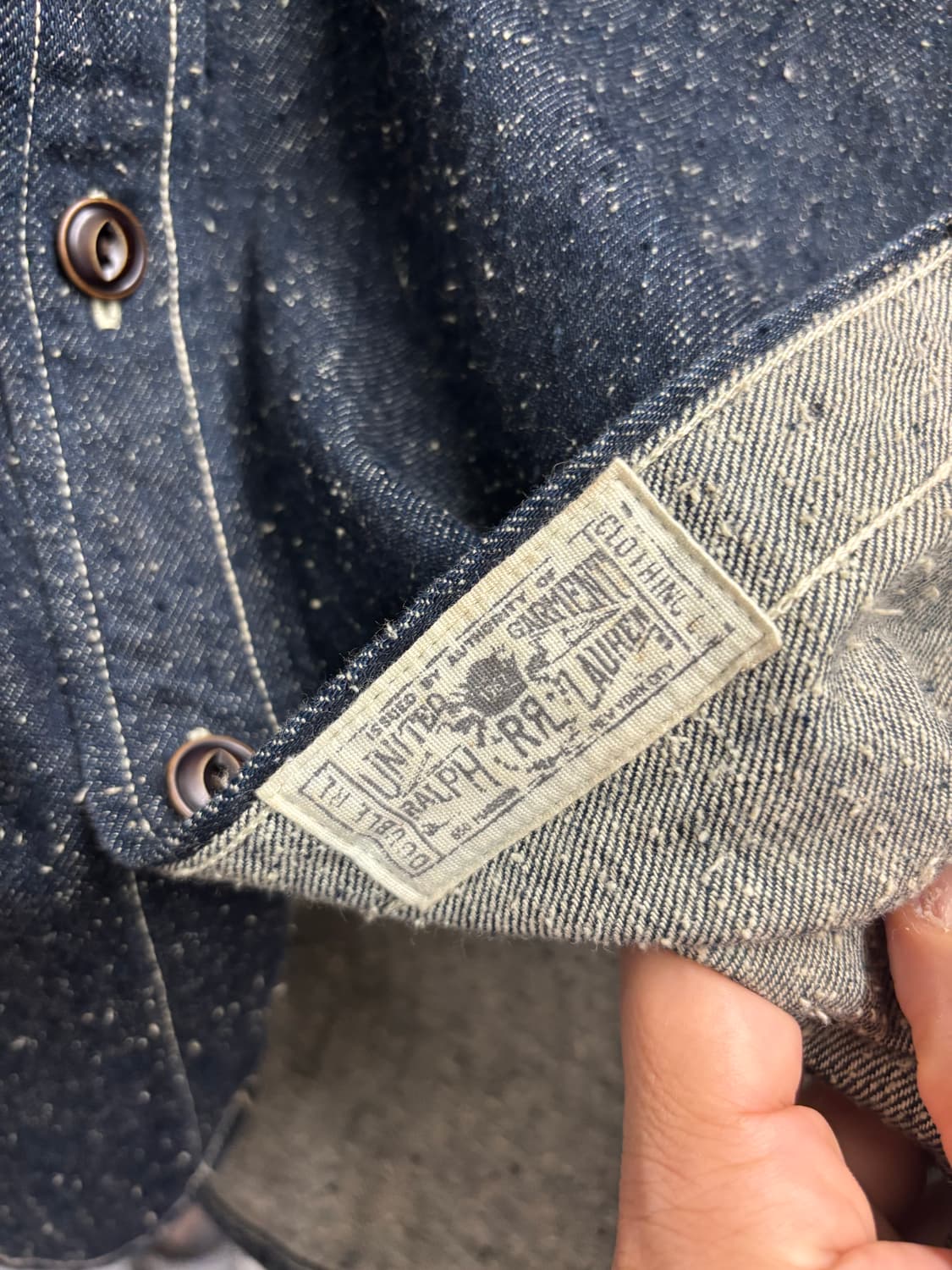 Double RL denim shirt 상품이미지5