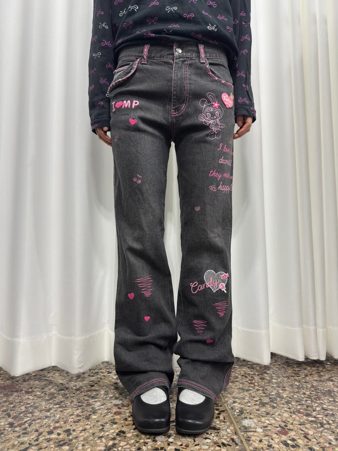 mezzo piano design denim pants 상품이미지1