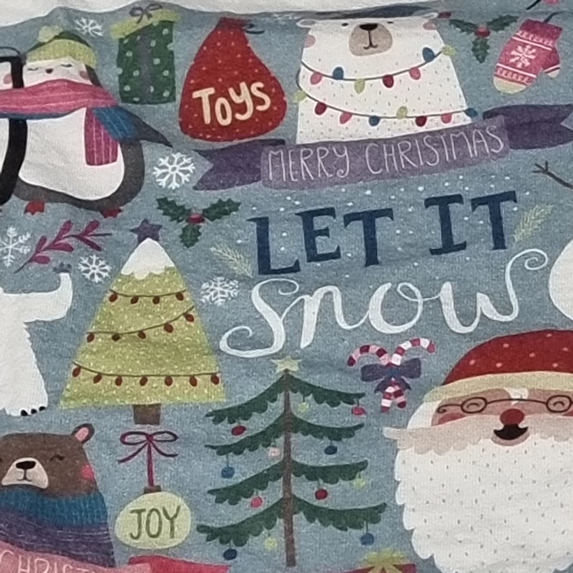 길단 크리스마스 칼로리 티셔츠 화이트(95-100) 상품이미지6