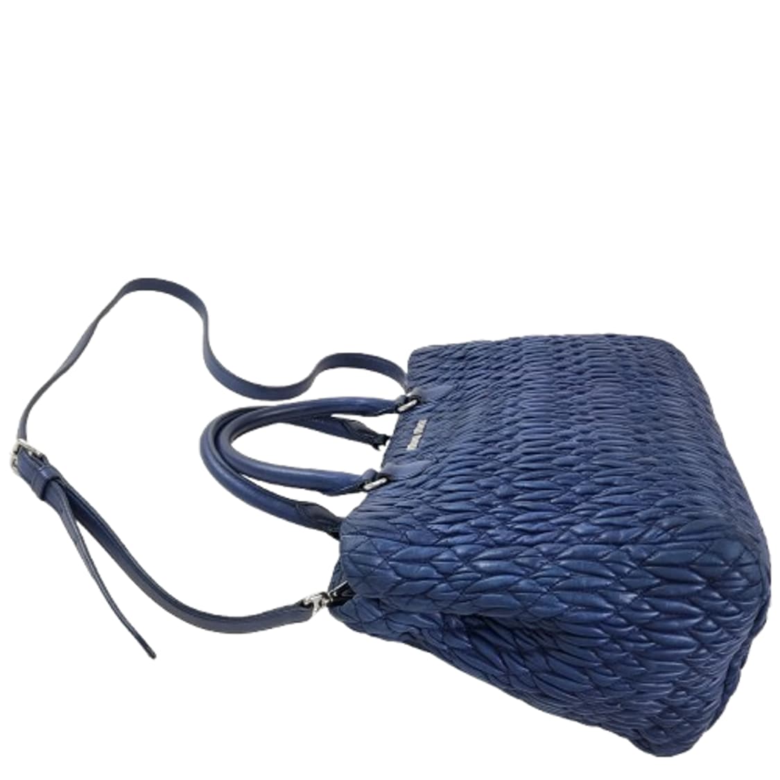 정품 미우미우 마테라쎄 나파가죽 크리스탈백 상품이미지5