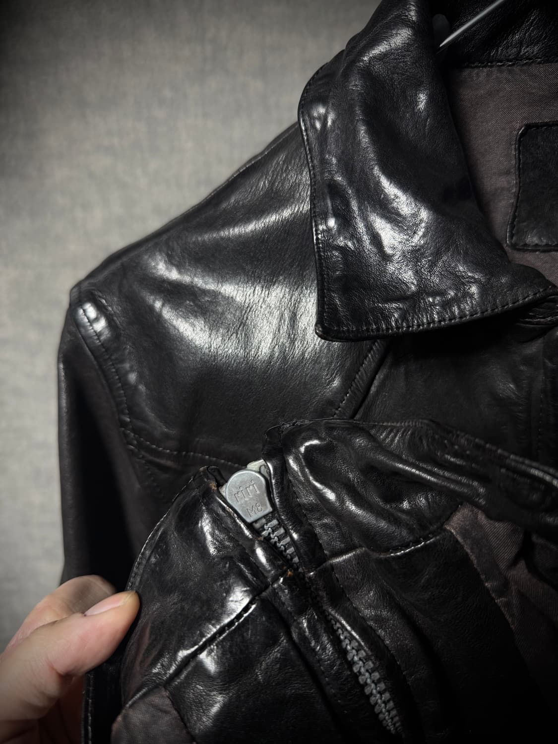 Isamu Katayama Backlash Leather Jacket 상품이미지8