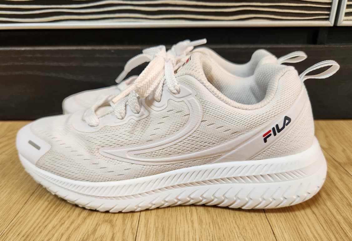 FILA 휠라, 필라 RGB 퓨즈 스니커즈, 운동화 올화이트 240 상품이미지4