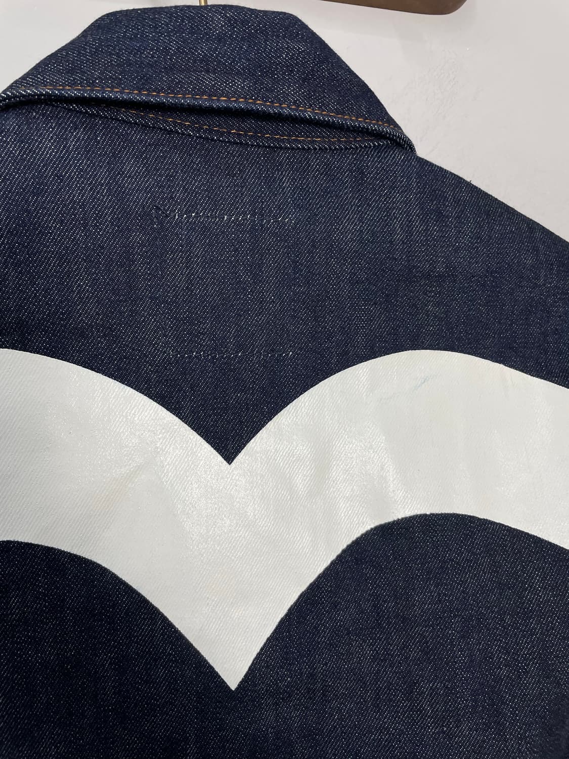 에비수 빅로고 포켓 인디고 데님 트러커 자켓 H2118 상품이미지8