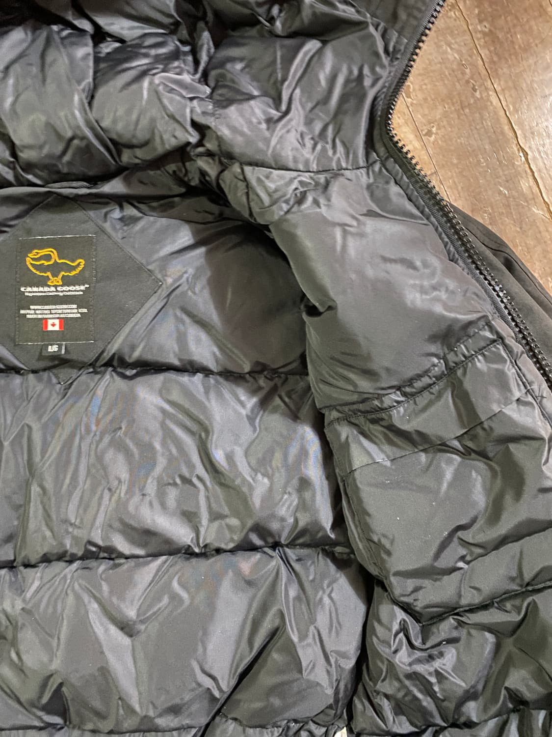 캐나다 구스 칠리왁 남성 블랙 패딩 L/G 상품이미지7