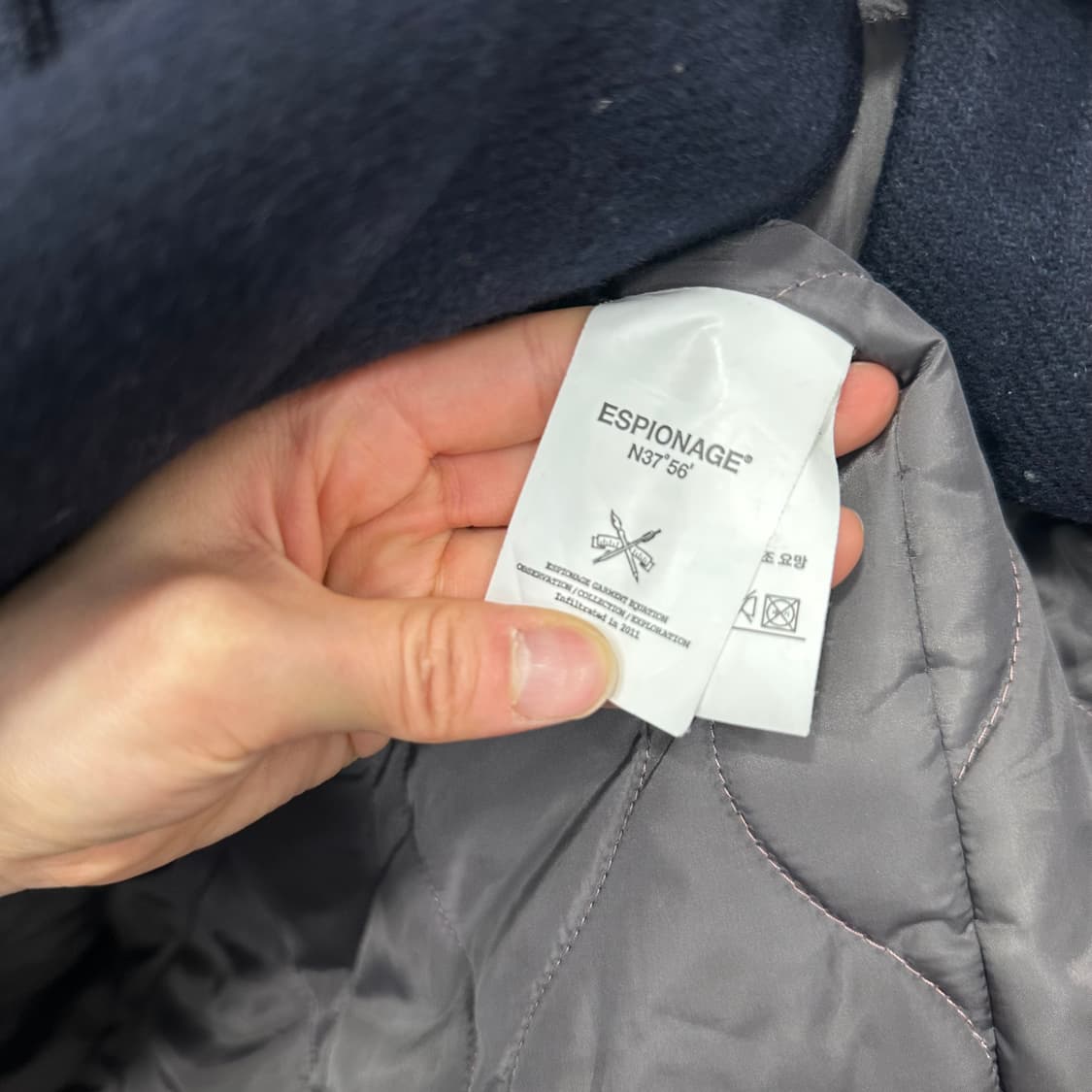 에스피오나지 누빔 더플 코트 상품이미지7