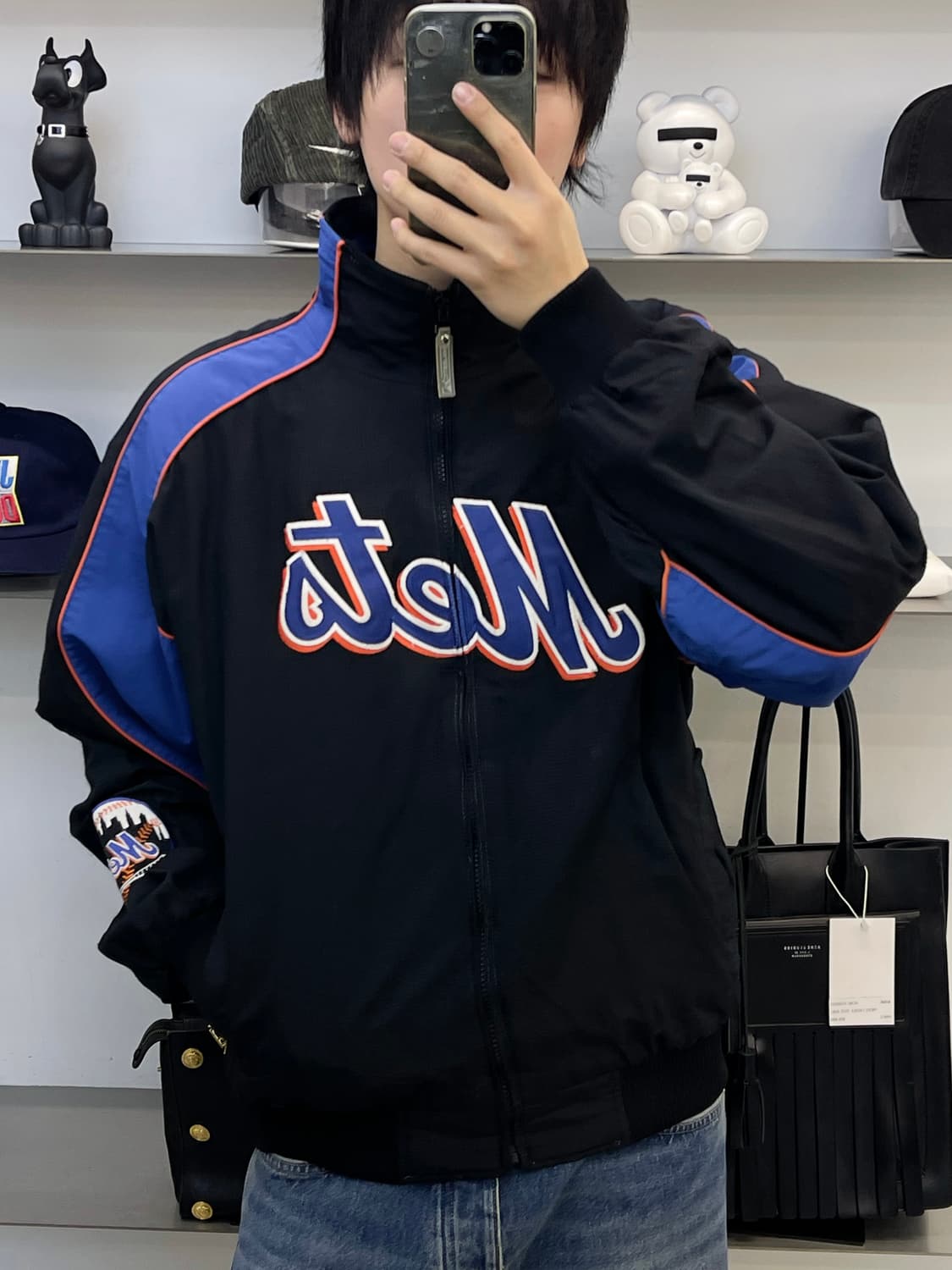 마제스틱 뉴욕 메츠 베이스볼 자켓 상품이미지2