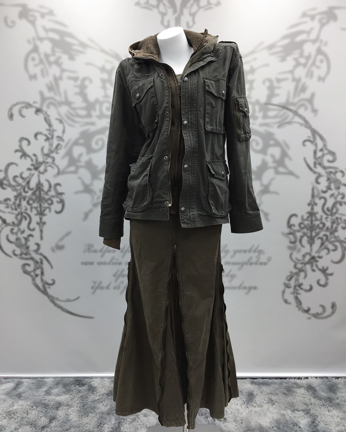 Y2K Grunge Utility Jacket 상품이미지4