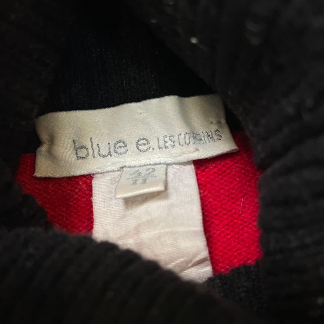 blue e . les copains italy 르코팽 터틀넥 니트  상품이미지2