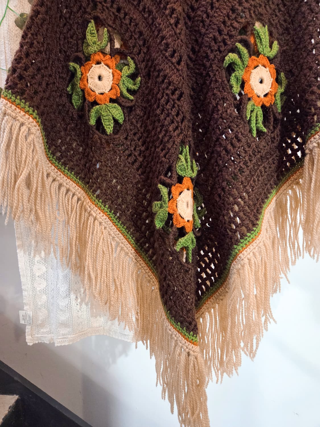 히피 에스닉 판쵸 니트 상품이미지3