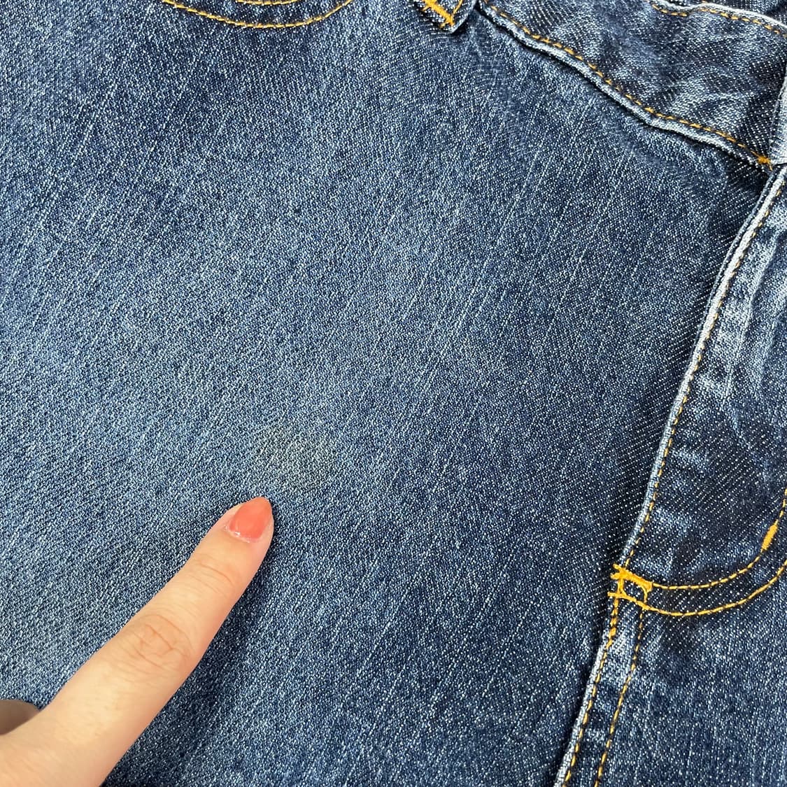 (34) 콜롬비아 백 포켓 포인트 데님 팬츠 10 상품이미지5