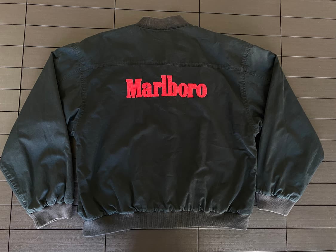 (XL) 90s 빈티지 말보로 리버시블 봄버 자켓 상품이미지1