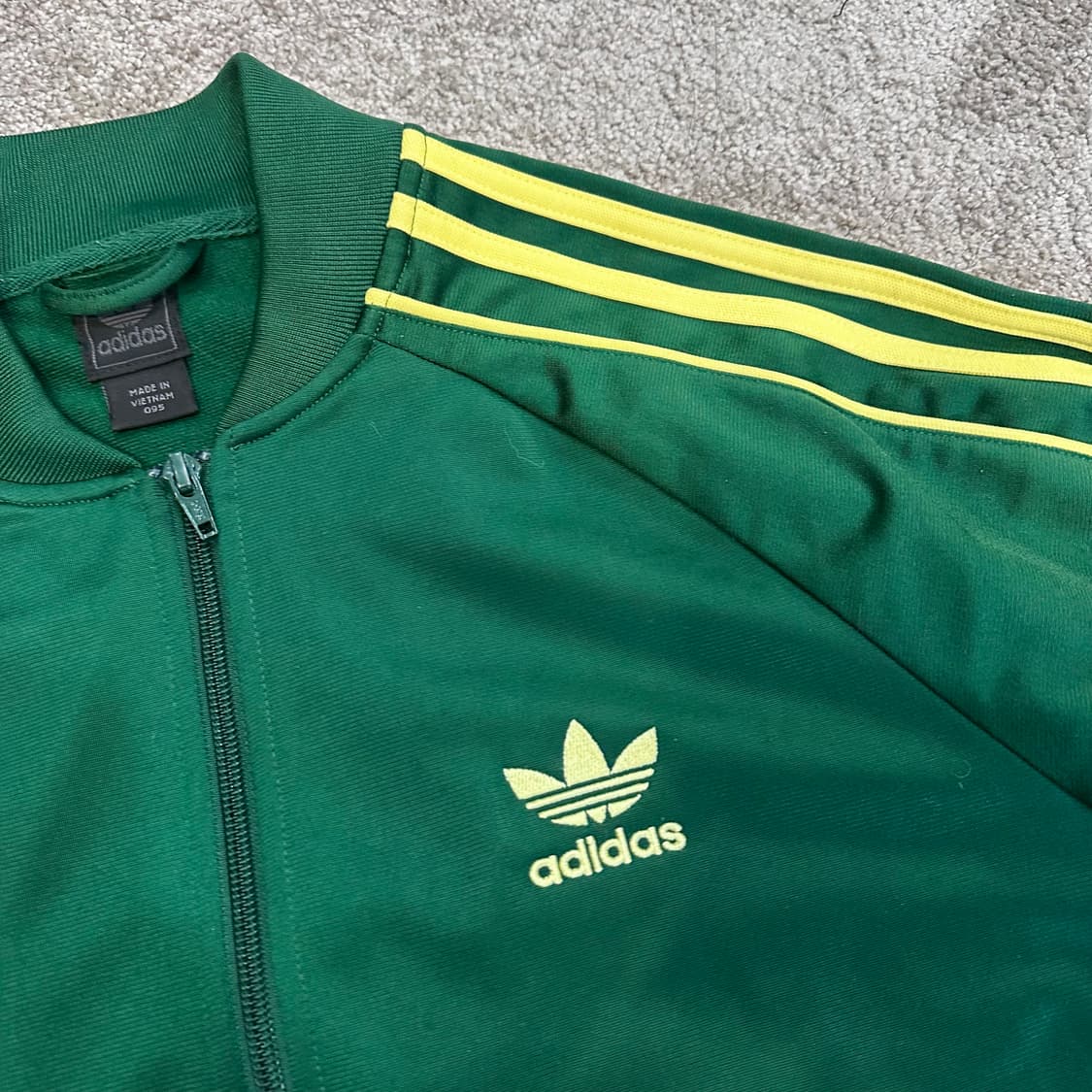 아디다스 미주리 그린/옐로우 파이어버드 트랙탑 져지95 상품이미지3