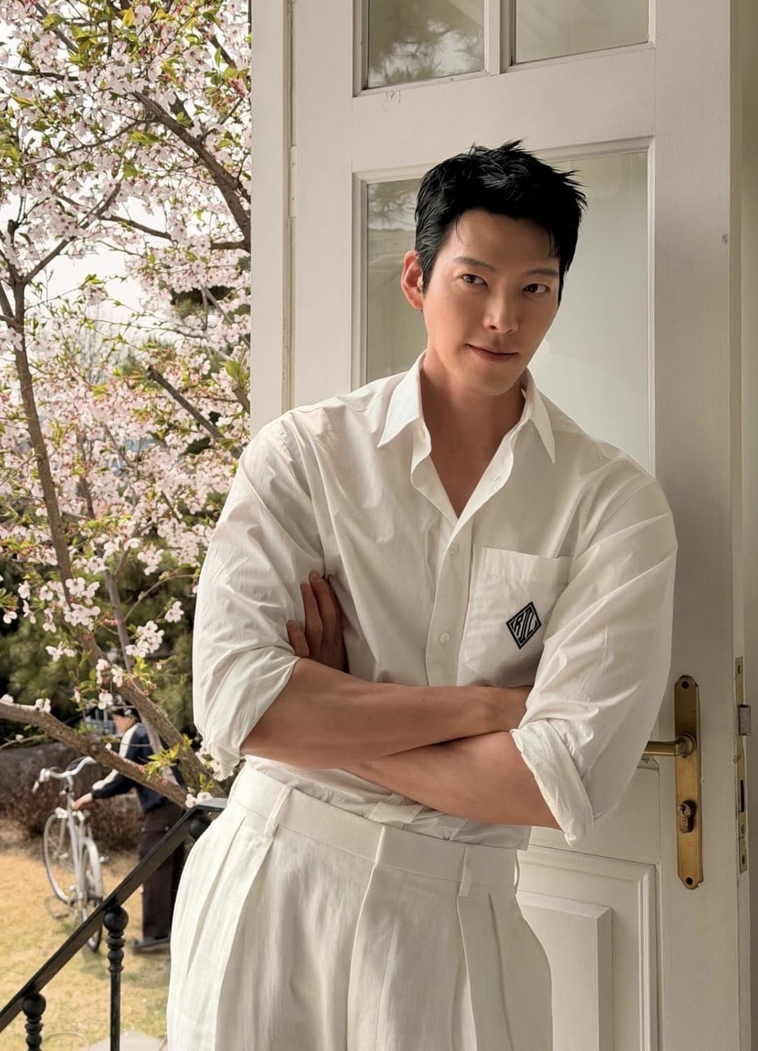 랄프로렌 퍼플라벨 RL 로고 린넨 셔츠  상품이미지1