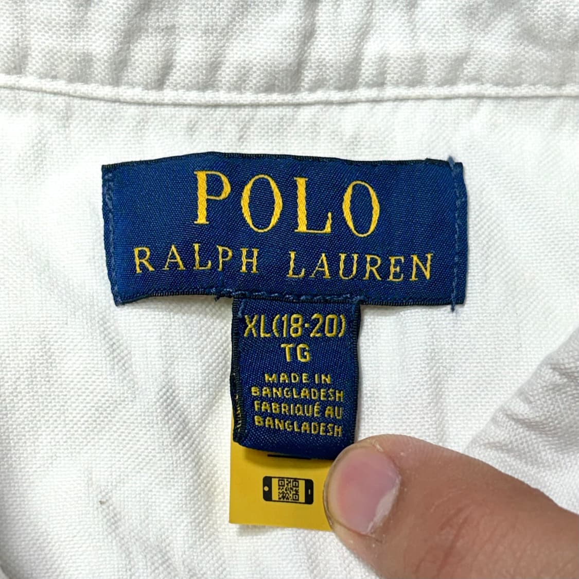 폴로 화이트 셔츠 상품이미지4