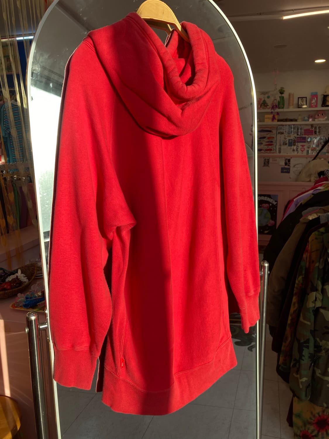 Wtaps 레드 롱 후디 상품이미지5