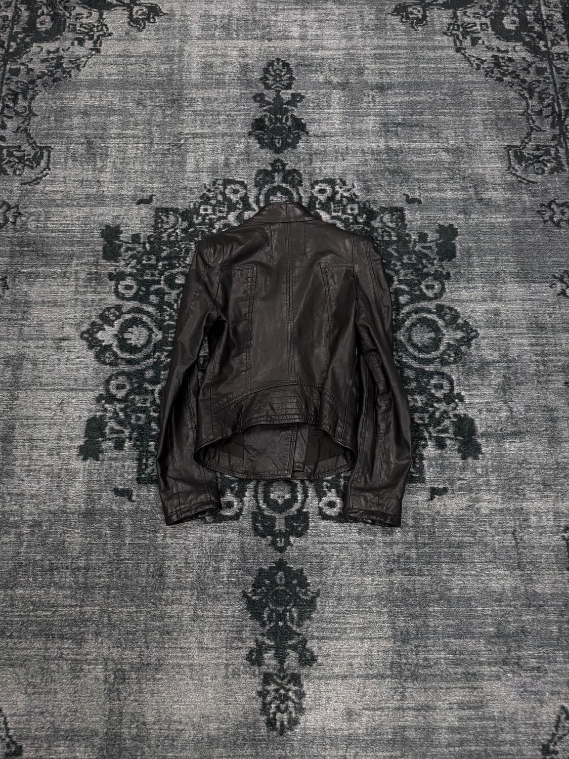 00s japanese zipper gimmick leather jack 상품이미지6