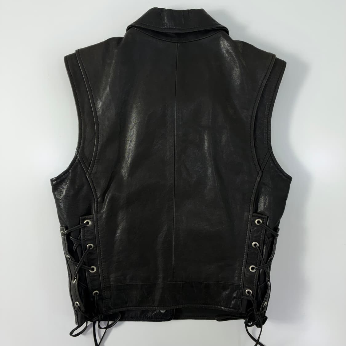 Diesel  디젤 스타 램스킨 레더 베스트   상품이미지4