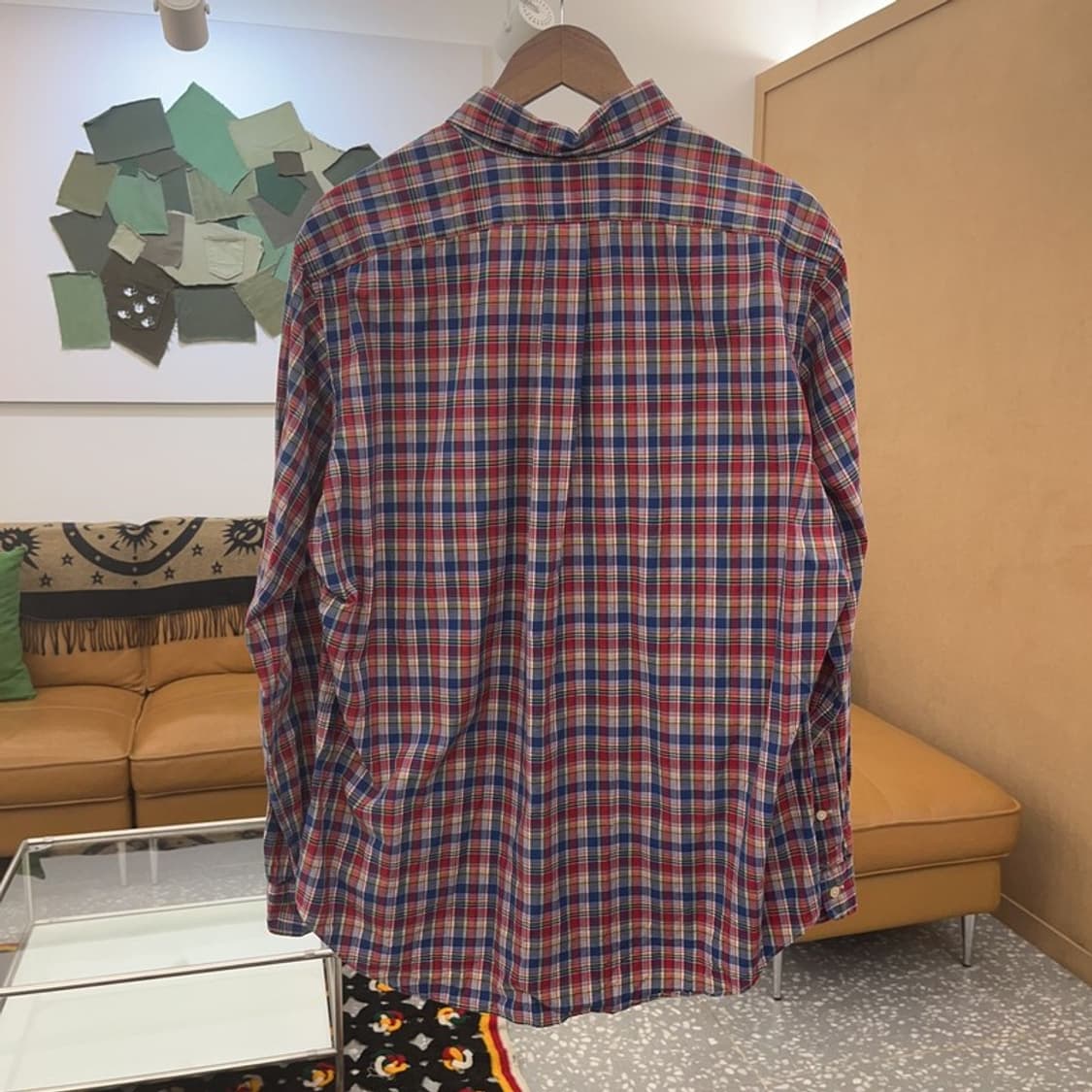 폴로 랄프로렌 빈티지 컨트리 레트로 체크 셔츠 L C08259 상품이미지4